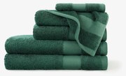 Goldea bambusový uterák/osuška - smaragdovo zelený 30 x 50 cm