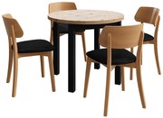 Jedálenská zostava Permad artisan/čierna