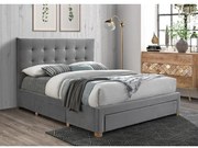 Posteľ Elsa CFF007-2 grey 160/200