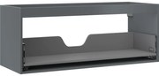 Mexen Box-A, závesná skrinka 120 cm, 1 zásuvka, grafitová matná, 91AX0-1200-470-1-66