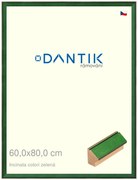 DANTIK rám na obraz 60x80 | INCLINATA colori zelená (Plexi Čiré)