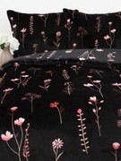 Predĺžené obliečky mikroplyš Exclusive – Vlčie maky čierne