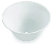 Bathco 4062 - Umývadlo na dosku NORDIC, priemer 42 cm, porcelán/biela