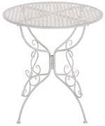 Kovový stôl GS13436802 - Biela antik