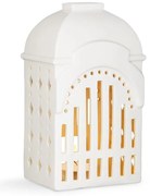 Biely keramický svietnik Kähler Design Urbania Lighthouse Tivoli