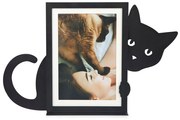 Čierny kovový stojací rámček 31x19,5 cm Hidden Cat – Balvi