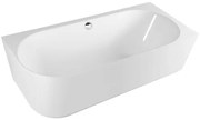 Voľne stojaca vaňa Polysan SUSSI R 160x70 cm liaty mramor pravá 90191R