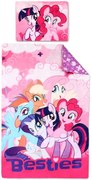 Bavlnené obliečky do detskej postieľky My Little Pony - 90 x 140 cm + 40 x 55 cm