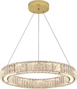 Toolight Toolight, LED závesné svietidlo 24W 4000lm APP1079-CP, zlatá, OSW-08891