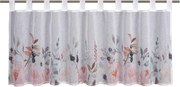 Biela záclona 135x45 cm Floral – Sehlbach