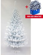 Krásna vianočná jedľa v bielej farbe 150 cm