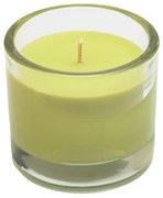 Sviečka v skle MINNESOTA LIGHT GREEN 9 cm svetlo zelená