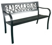 Záhradná lavica 125x53x77 cm (tulipán)