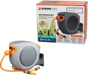 Navíjač Strend Pro Premium, na stenu, automatický 1/2", so záhradnou hadicou L-20+2 m