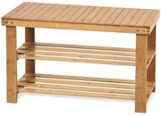 Botník 2 poschodia, bambus