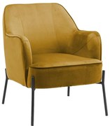 Kreslo Bob WX-2924 Yellow Velvet 20