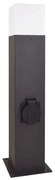 Polux Vonkajšia lampa so zásuvkou NEW YORK 1xE27/12W/230V IP44 SA0468