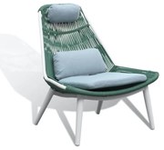 COMO lounge kreslo white