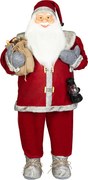 Dekorácia MagicHome Vianoce, Santa, červený, 120 cm (120 cm)