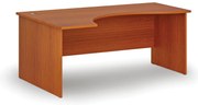 Ergonomický kancelársky písací stôl PRIMO WOOD, 180x120 cm, ľavý, čerešňa