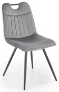 Jedálenská stolička Olindo, sivá