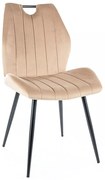Kreslo Arco Velvet béžové