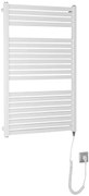 Aqualine Aqualine, TONDI-E elektrické vykurovacie teleso, rovné, 600x970 mm, 400W, biela, DE460T