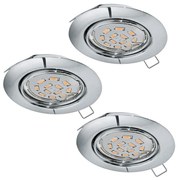 Eglo 94407 - SADA 3x LED Podhľadové svietidlo PENETO 3xGU10-LED/5W/230V EG94407