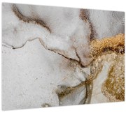 Obraz - Mramorový atrament (70x50 cm)