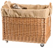 Krbový kôš prútený s jutou Ignis III.š. 63 x hl. 43 x v. 46/52(cm)