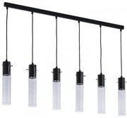 Luster na lanku LOOK GRAPHITE 6xGU10/10W/230V