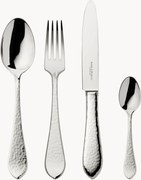 Ručne vyrobená súprava vysokoleštených príborov Martelé, rôzne veľkosti