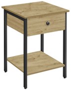 Odkladací stolík so zásuvkou TAYLOR ARTISAN 40x40 cm