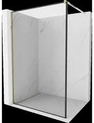 Mexen Kioto sprchová stena 50 x 200 cm, transparentnéné/čierny vzor 8 mm, zlatá - 800-050-101-50-70