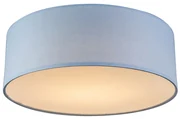Stropné svietidlo modré 30 cm vrátane LED - Drum LED
