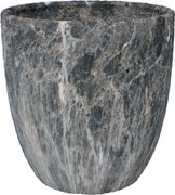 KERAMICKÝ OBAL NA KVETINOVÝ KÔŠ 26 x 26 x 27 CM S EFEKTOM MARMORU *5603