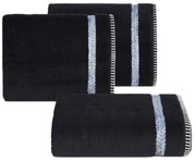 BAVLNENÝ UTERÁK VIERA 70X140 CM ČIERNA