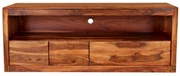 TV stolík Tina 160x60x45 indický masív palisander Super natural