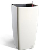 Flower Lover Samozavlažovací kvetináč Quadrato Grande biela, 22 x 41 cm, 22 cm