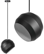 Toolight - Stropná lampa 1xE27 APP381-1CP, čierna, OSW-05013