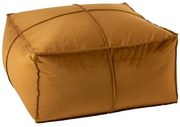 Okrový zamatový puf ohreje - 81 * 81 * 45cm