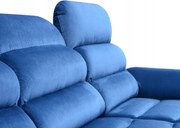 Pohovka 3-miestna 238 opierky hlavy nastaviteľné opierky rúk Kongo RBS02