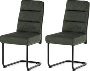 Súprava jedálenských stoličiek DCL-P3107 GRN2, 2 ks