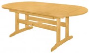 Doppler DOVER - záhradný drevený rozkladací stôl zo severskej borovice 160/210 x 90 x 74 cm