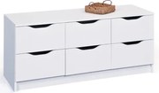 Zásuvková (TV)komoda Westphalen, biela%