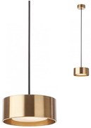 Redo 01-3100 - LED luster na lanku PUNKT LED/6W/230V pr. 15 cm mosadz