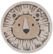 Hanse Home, Detský koberček Adventures 105966 Cream Grey kruh, 100x100 (priemer) kruh, šedá, detská izba