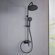 Invena Kalymnos, sprchová súprava s pákovou batériou, čierna matná, INV-AU-28-004-V Leták: https://cloud.invena.pl/s/nnXaZKg3crBrRkz/download?path=%2FPliki%20do%20strony%20www%2FAU-28-004-V/Inne/AU-28-004-V-ulotka-ENG…