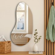 Nálepka na zrkadlo S19 – Welcome