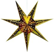 Markslöjd 703614 - Vianočná dekorácia NANNA 1xE14/25W/230V zlatá 75 cm